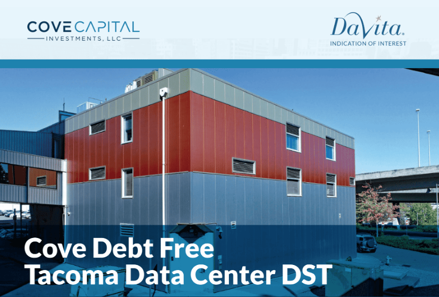 Featured image for “Cove Debt Free Tacoma Data Center DST”