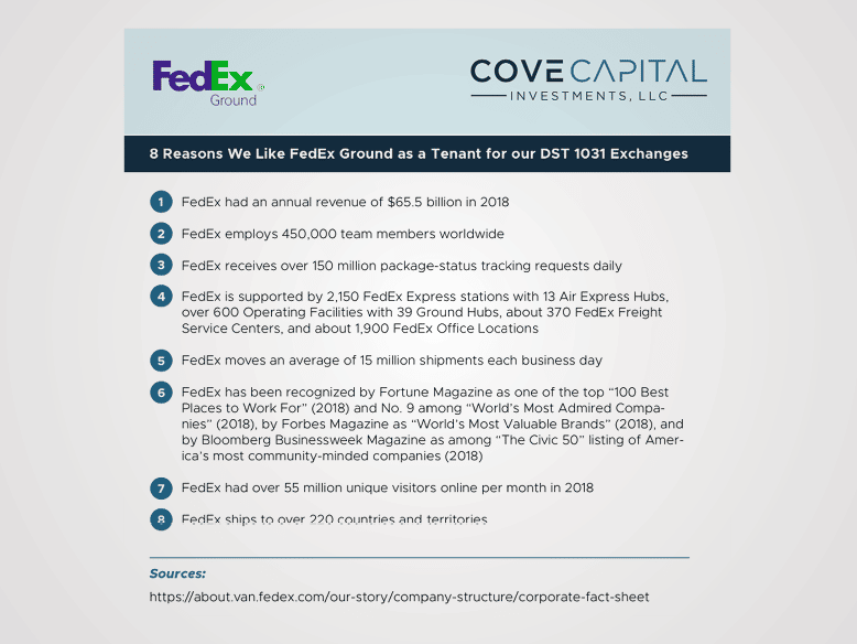 Image of 8 reasons Cove Capital Investments likes FedEx Ground