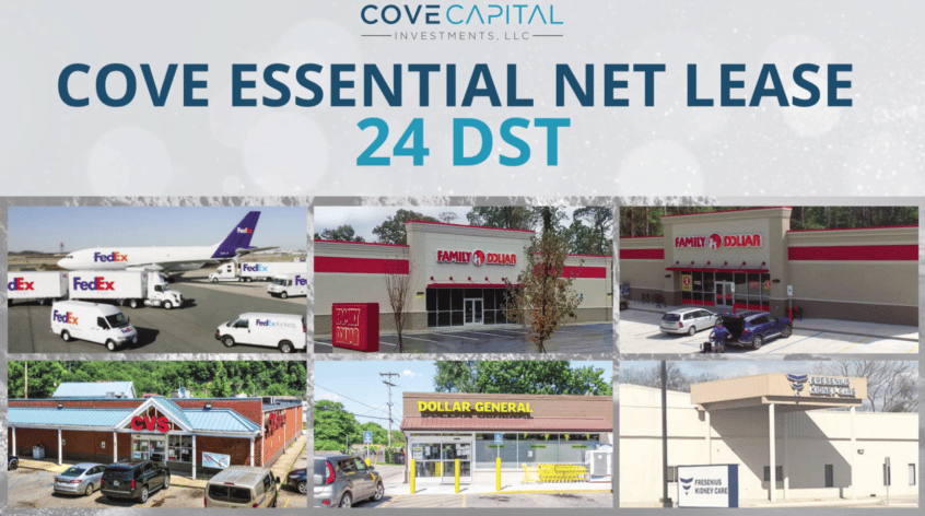 Marketing image used for Cove essential Net Lease 24 DST