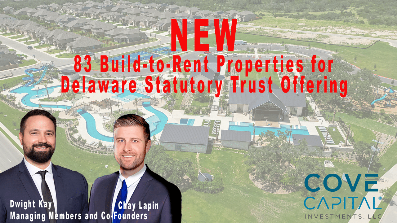 Featured image for “(Drone Video Overview) Cove Capital Investments, LLC Completes 83-Unit Build-to-Rent Residential Home Acquisition, Finalizing Its Cove Texas Build-to-Rent 97 DST Offering”